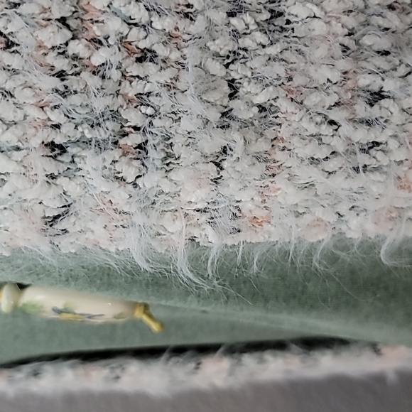 LOFT Outlet balletcore fuzzy open front sweater medium comfy cardigan comfy - Picture 8 of 11